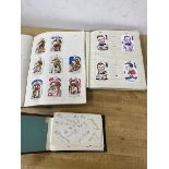 Sporting Interest :- A collection of cigarette cards with boxers, cricketers, snooker players,