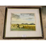 Allan Turner, Elidon's from near Belses Anerum, watercolour, signed bottom left, (20cm x 27cm)