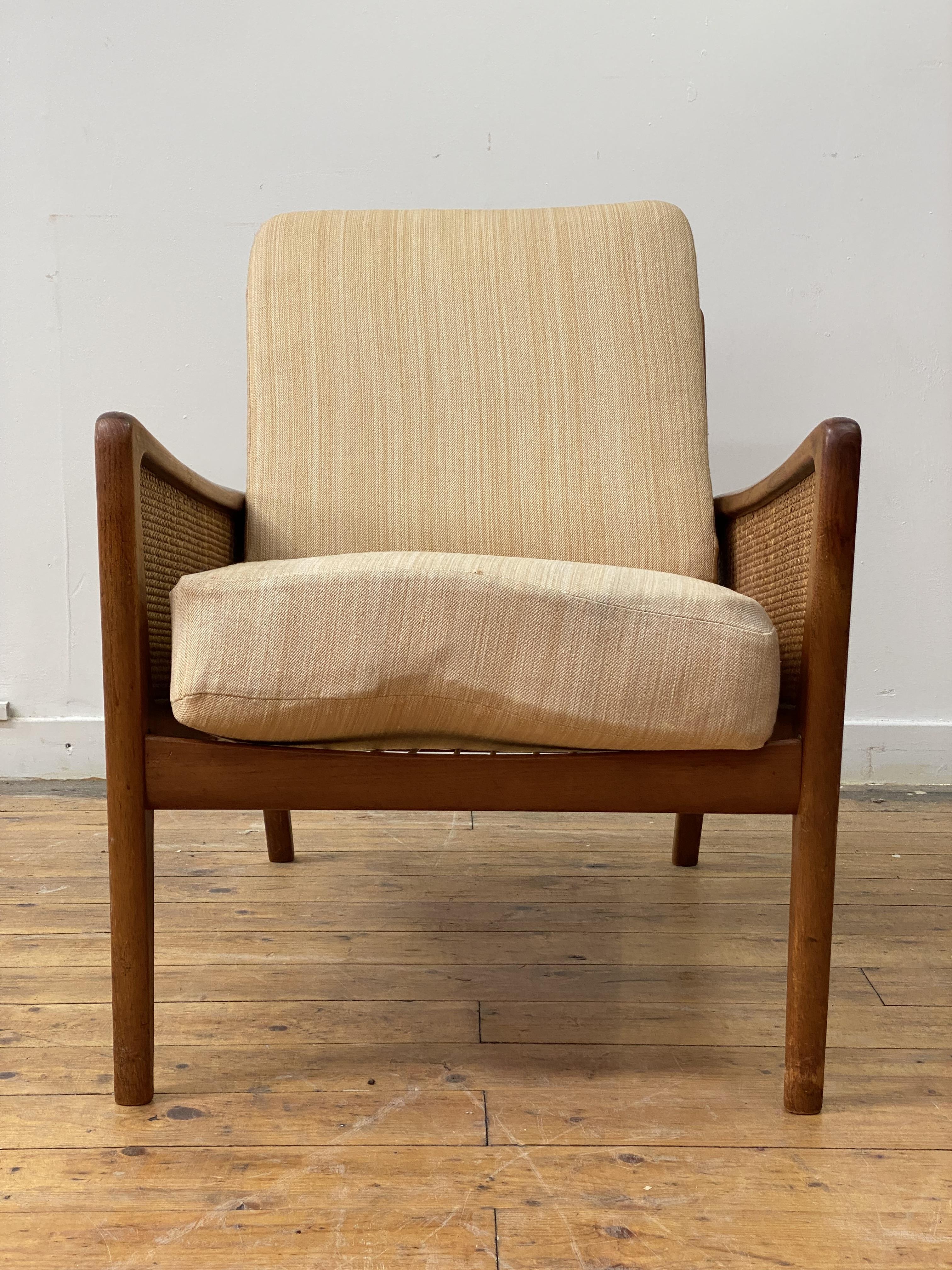 Peter Hvidt and Olga Molgaard-Nielsen for France and Daverkosen, a Danish teak lounge chair, circa - Image 9 of 11