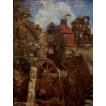 Robert Noble R.S.A., P.S.S.A. (Scottish, 1857-1917), The Mill, signed lower left, oil on panel,