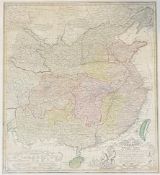 Heirs of Johann Baptist Homann, Regni Sinæ, an engraved map of China, published c. 1750, with