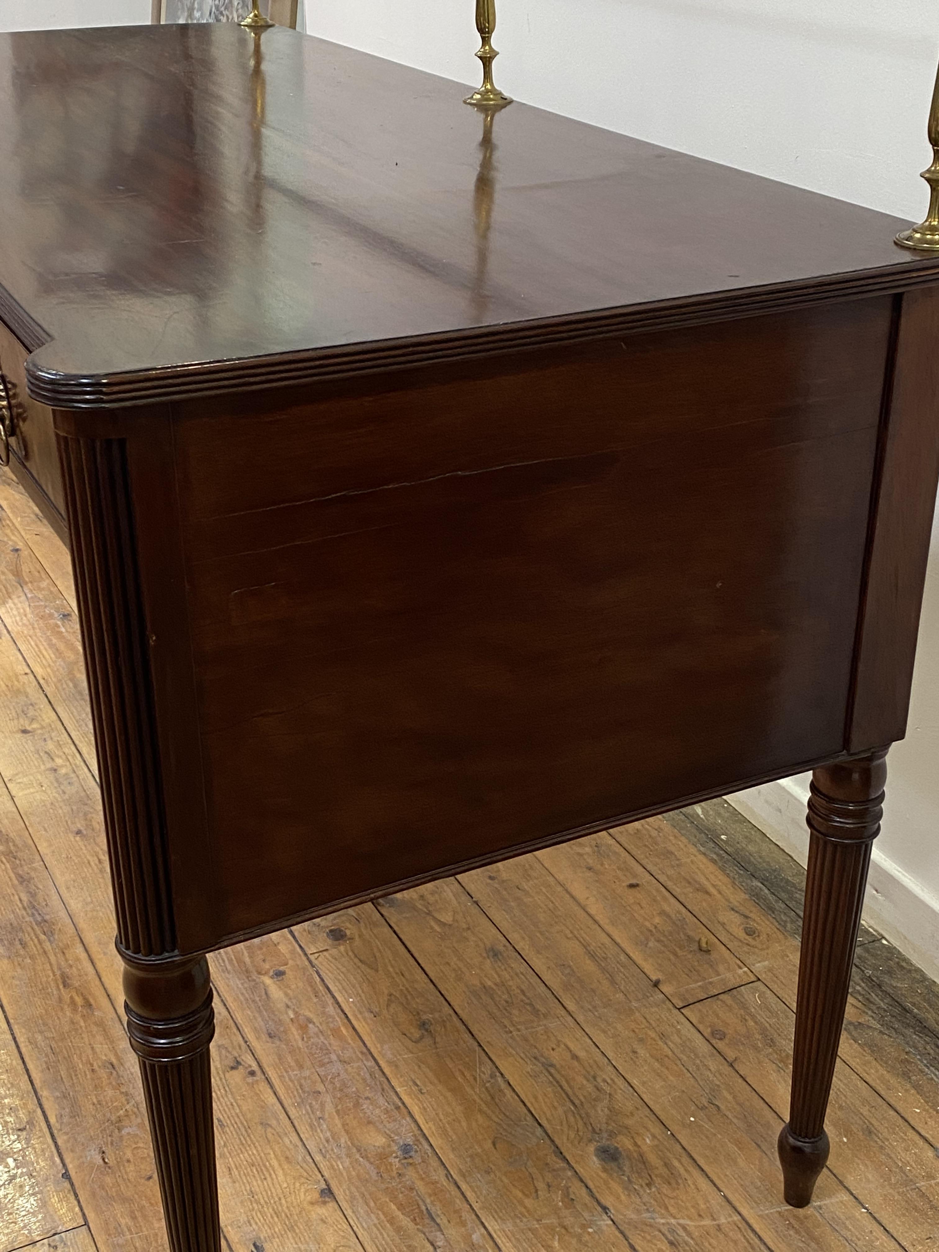 A fine Regency mahogany serving table, in the manner of Gillows, early 19th century, the cast - Image 5 of 6