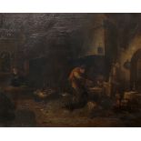 Manner of David Teniers the Younger, The Apothecary's Kitchen, indistinctly signed lower right,