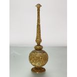 A gilt-bronze rosewater sprinkler, in the Kutch (Indian) style, possibly Elkington & Co., the