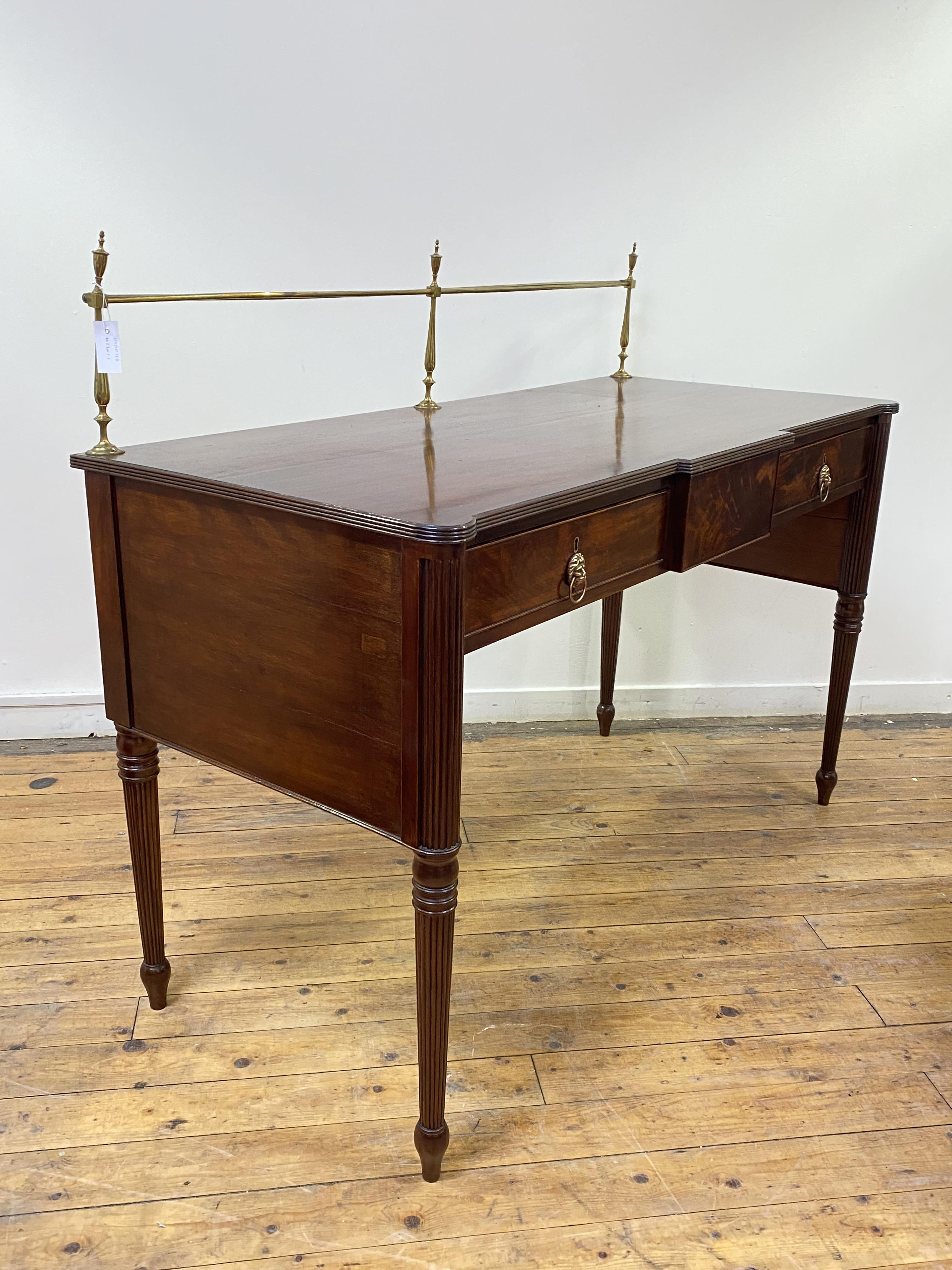 A fine Regency mahogany serving table, in the manner of Gillows, early 19th century, the cast - Image 2 of 6