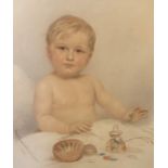 H. Christabelle Deanes (fl. 1887-1910), Portrait of a Young Boy with his Toys, signed lower left and