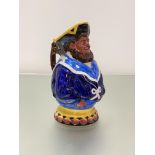 A Wemyss Ware "Jolly Sailor" toby jug, c. 1900, painted "Wemyss" mark. Height 28.5cm. Provenance: