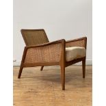 Peter Hvidt and Olga Molgaard-Nielsen for France and Daverkosen, a Danish teak lounge chair, circa