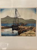 Helen G. Stevenson, In Brodick Bay, print 13/50, signed in pencil, paper label verso (24cm x 30cm