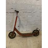 A Vintage child's scooter, H73cm