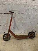 A Vintage child's scooter, H73cm