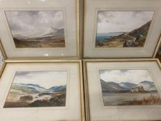 George Trevor, Loch Awe, watercolour, signed bottom left, (25cm x 35cm), and Kennedy's Pass, Loch