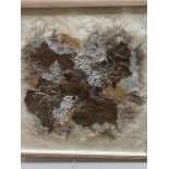 Jennifer Alexander,( Scottish), Carramaera, Lost and Found, handmade paper and fibre panel with