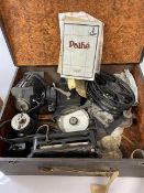 The Baby Cine projector and camera, Pathe of France, in original box, (19cm x 46cm x 36cm)