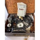 The Baby Cine projector and camera, Pathe of France, in original box, (19cm x 46cm x 36cm)