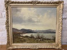 R Jennings, Loch Tulla, oil, (49cm x 50cm)