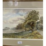 Bernard Foreman, By the Solway Firth, watercolour, signed bottom right, paper label verso, (26cm x