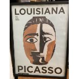 A Louisiana Picasso exhibition poster dated 1.2-27.5 2018, Keramik (79cm x 59cm)
