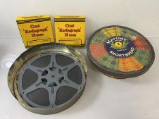 Circa 1950 film reels including cine, Kodagraph, 16mm, Royal tour of South Africa part 5 and part