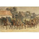 Z Ruizkuwiki, (1914-1992), Polish calvary, watercolour, signed bottom left and dated 1941, inscribed