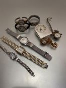 A collection of Gents and Ladies various watches including Jazz, mother of pearl style dialled