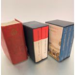 A James Morris Pax Britannica Folio Society, three volumes, in original presentation box, and Who'