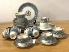 A Wedgewood bone china part tea service, (40 pieces)