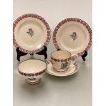 An Emma Bridgewater Museum of Scotland specially commissioned breakfast cup, a pair of side plates