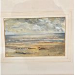 Pauline Brown, The Silvery Sea, oil on panel, signed bottom right and inscribed verso, in gilt