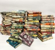 Fifty eight mid century Book Club novels with decorative original dust jackets including works by