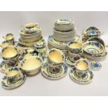 A Mason's Iron china Strathmore pattern tea, dinner, coffee and breakfast set service including,