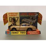 Corgi Toys, a model 261 James Bond 007 Aston Martin D.B.5, in original box with spare figure and