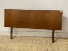 McIntosh, A mid century teak headboard, H77, W142cm