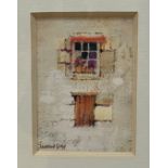 Leonard Grey RSW, (Scottish: 1925-2019) Windows Dordogne, watercolour, signed bottom left, paper