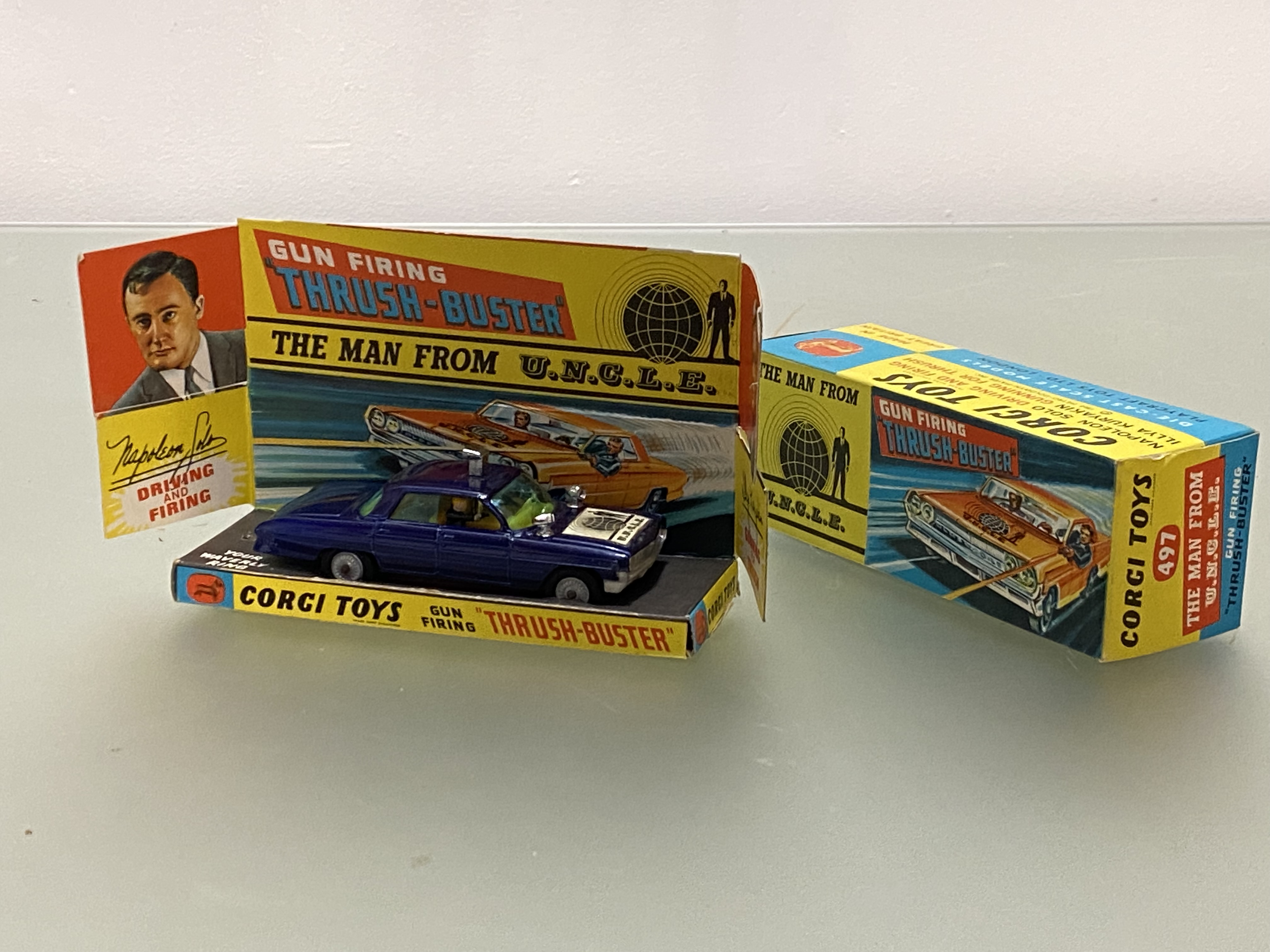 Corgi Toys, a 497 Man From Uncle gun firing thrush buster die cast model car, in original box ( - Image 3 of 3
