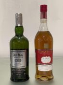 Two bottles of Single Malt Scotch Whisky: Glenmorangie Milsean, 70cl, 46% vol.: and Ardbeg