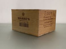 A case of six bottles of 2009 Warre's Vintage Port, 20%, 750ml. (6)
