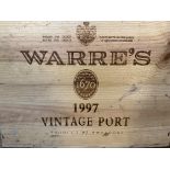 A case of twelve bottles of 1997 Warre's Vintage Port, 20%, 750ml. (12)