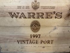 A case of twelve bottles of 1997 Warre's Vintage Port, 20%, 750ml. (12)