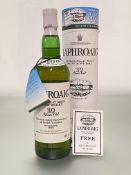 A bottle of Laphroaig Single Islay Malt Scotch Whisky, 10 years old, 1990's bottling, 70cl, 40%