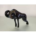 •Loet Vanderveen (Dutch, 1921-2015), Classic Ram, a limited edition bronze, with black patina, ed.