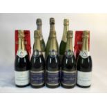 Champagne - ten bottles, Piper Heidsieck and others