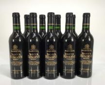 Sherry - nine half bottles, Harvey's Bristol Reserve, bottled 1993