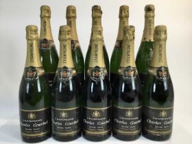 Champagne - ten bottles, Charles Courbet Speciale Cuvee