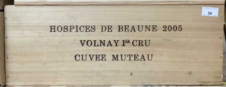 Wine - twelve bottles, Volnay Premier Cru General Muteau 2005