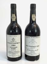 Port - two bottles, Gould Campbell and Smith Woodhouse 1983