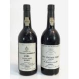 Port - two bottles, Gould Campbell and Smith Woodhouse 1983