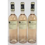 Rose, fifteen bottles, Chateau D'Ollieres 2020, original card boxes