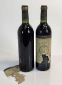 Wine - two bottles, Chateau Gruaud Larose 1982