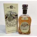 Whisky - one bottle, Cardhu 12 years old, 1 litre, boxed